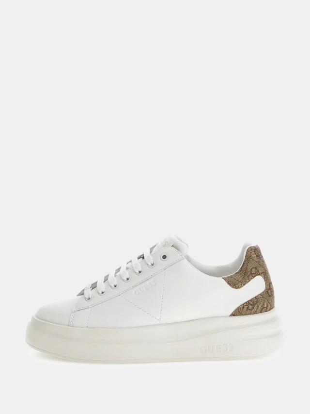 Guess Cinzia Γυναικεία Sneakers Λευκά