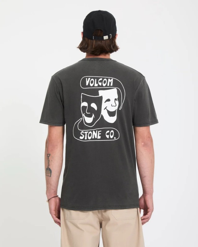 Volcom Comedie Pw Sst Ανδρική Μπλούζα Μαύρη