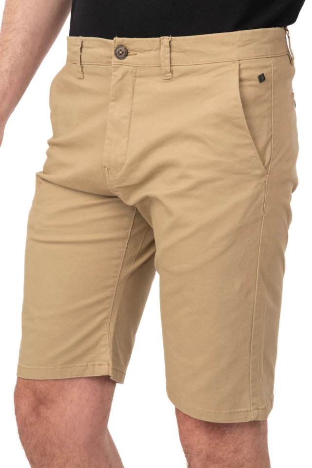 Rebase Chinos Shorts Ανδρικη Βερμουδα Chino Μπεζ
