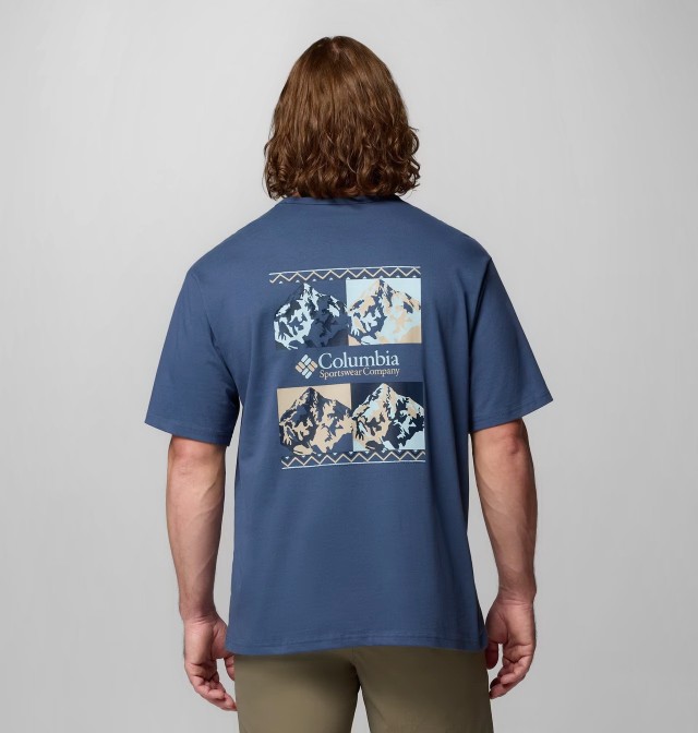 Columbia CSC™ Heavyweight Iconic Tee Ανδρική Μπλούζα Μπλε