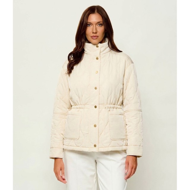 Guess Corinne Onion Quilting Jacket Γυναικείο Μπουφάν Μπεζ